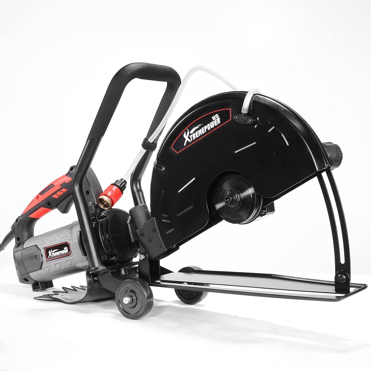 XtremepowerUS Sierra de demostración circular del cortador del disco de la energía eléctrica 3200W para el rodillo de guía de hormigón mojado/seco cortado, 16" 2